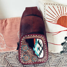 Load image into Gallery viewer, Silver Creek Western Leather Sling Bag