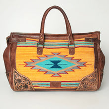Load image into Gallery viewer, Fantastic Voyage Western Leather Weekender Duffel Bag