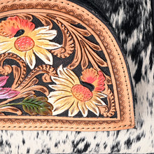 Load image into Gallery viewer, Spring Blooms Western Leather Backpack