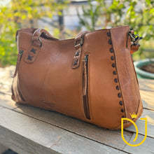 Load image into Gallery viewer, Circle Mountain Leather Crossbody Purse