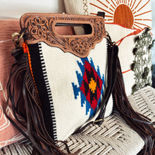 Load image into Gallery viewer, Shady Brook Western Leather Crossbody Purse