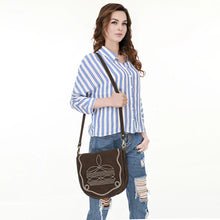 Load image into Gallery viewer, The Patsy Suede Boot Stitch Crossbody Purse