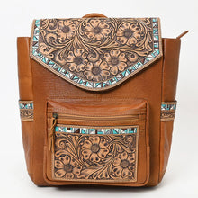 Load image into Gallery viewer, West Bend Western Leather Backpack