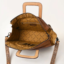 Load image into Gallery viewer, Thompson Hand Tooled Leather Shoulder Tote Bag