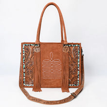 Load image into Gallery viewer, Sierra Mesa Suede Leather Tote Bag