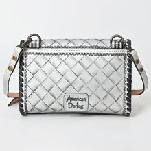 Load image into Gallery viewer, Silverlake Hand Tooled Leather Crossbody Purse