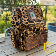 Load image into Gallery viewer, The Sabor Western Leather Backpack