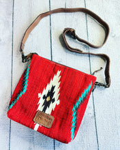 Load image into Gallery viewer, Longdale Western Leather Crossbody Purse