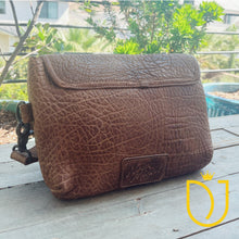 Load image into Gallery viewer, The Wallace Tan Vintage Leather Crossbody Purse