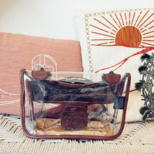Load image into Gallery viewer, The Festival Western Leather Clear Concert Purse