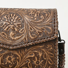 Load image into Gallery viewer, Desert Dancer Hand Tooled Leather Crossbody Purse