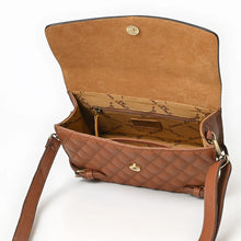 Load image into Gallery viewer, Copper Spur Hand Tooled Leather Crossbody Purse