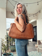 Load image into Gallery viewer, Circle Mountain Leather Crossbody Purse