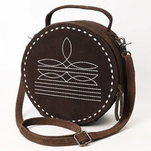 Load image into Gallery viewer, The Reba Suede Leather Canteen Purse