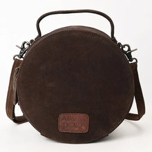 Load image into Gallery viewer, The Reba Suede Leather Canteen Purse