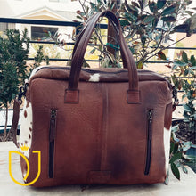 Load image into Gallery viewer, Hines Peak Western Leather Tote Bag