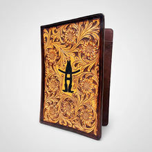 Load image into Gallery viewer, Houston Livestock Show and Rodeo โ Sunflower Tooled Portfolio