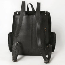 Load image into Gallery viewer, Black Stallion Suede Leather Backpack
