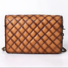 Load image into Gallery viewer, Driftwood Quilted Leather Crossbody Purse