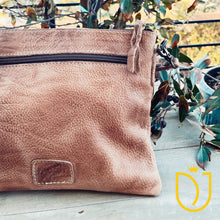 Load image into Gallery viewer, The Kincaid Red Brown Vintage Leather Crossbody Purse