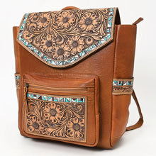 Load image into Gallery viewer, West Bend Western Leather Backpack