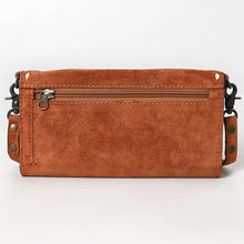 Load image into Gallery viewer, Victoria Suede Leather Boot Stitch Crossbody Wallet
