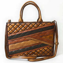Load image into Gallery viewer, Desert Willow Western Leather Shoulder Tote Bag