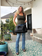 Load image into Gallery viewer, Black Mesa Leather Crossbody Purse
