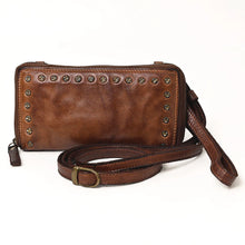 Load image into Gallery viewer, Calabria Italian Leather Crossbody Wallet