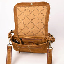 Load image into Gallery viewer, The Loretta Suede Boot Stitch Crossbody Purse