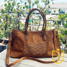 Load image into Gallery viewer, Whiskey Dawn Suede Leather Crossbody Purse