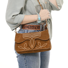 Load image into Gallery viewer, The Glory Suede Boot Stitch Purse