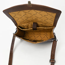 Load image into Gallery viewer, Broome Hand Tooled Leather Briefcase