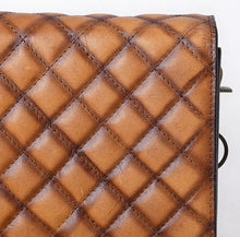 Load image into Gallery viewer, Driftwood Quilted Leather Crossbody Purse