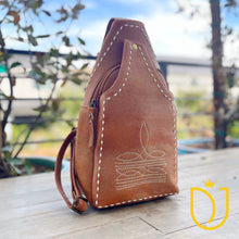 Load image into Gallery viewer, Bygone Beauty Leather Sling Bag