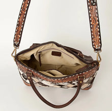 Load image into Gallery viewer, Diamond Stitch Western Leather Purse