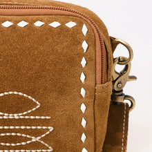 Load image into Gallery viewer, The Pearl Suede Leather Crossbody Purse