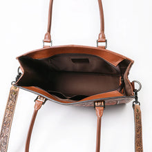 Load image into Gallery viewer, Acadia Hand Tooled Leather Tote Bag