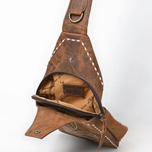 Load image into Gallery viewer, Bygone Beauty Leather Sling Bag