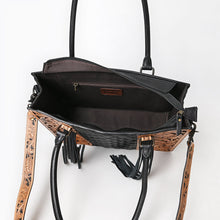 Load image into Gallery viewer, Meadowlark Hand Tooled Leather Tote Bag