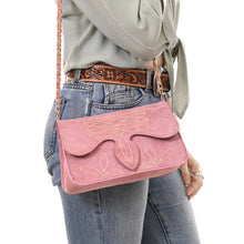 Load image into Gallery viewer, The Glory Suede Boot Stitch Purse