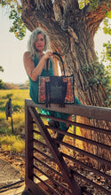 Load image into Gallery viewer, Park Noir Suede Leather Tote Bag