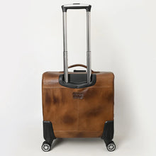 Load image into Gallery viewer, Manchester Hand Tooled Leather Suitcase