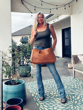 Load image into Gallery viewer, Circle Mountain Leather Crossbody Purse