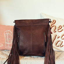 Load image into Gallery viewer, Longdale Western Leather Crossbody Purse