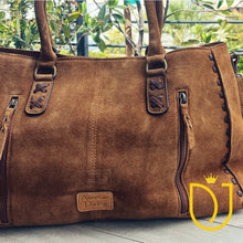 Load image into Gallery viewer, Whiskey Dawn Suede Leather Crossbody Purse