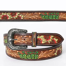Load image into Gallery viewer, Grand Mesa Hand Tooled Leather Belt