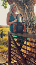 Load image into Gallery viewer, Park Noir Suede Leather Tote Bag