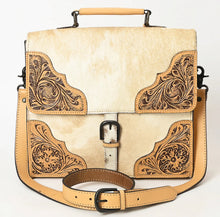 Load image into Gallery viewer, The Beverly Hand Tooled Leather Briefcase