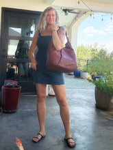 Load image into Gallery viewer, Milan Oversized Italian Leather Slouchy Hobo Bag | Luxury Full-Grain Leather Shoulder Purse with Organized Interior